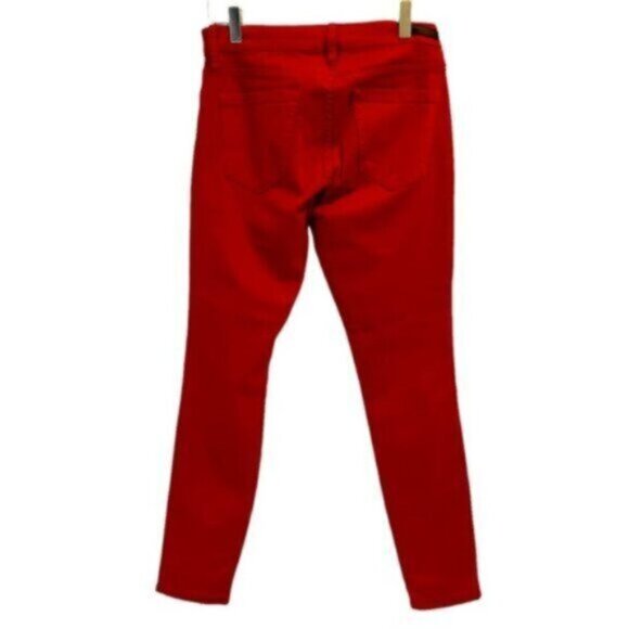 BLANKNYC | Women's Red Zipper Closure Stretch Jeans Size 30 - Picture 3 of 9